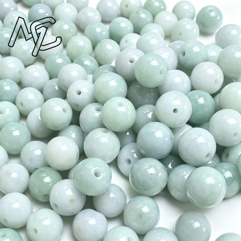 10PC Natural Jade Emerald 13mm - đánh giá và giá Beading