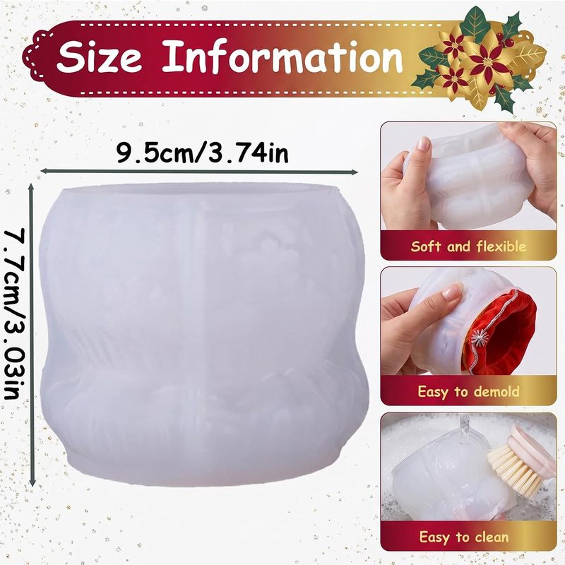 1Christmas-themed epoxy resin  - đánh giá và giá Silicone Epoxy Resin Molds Set