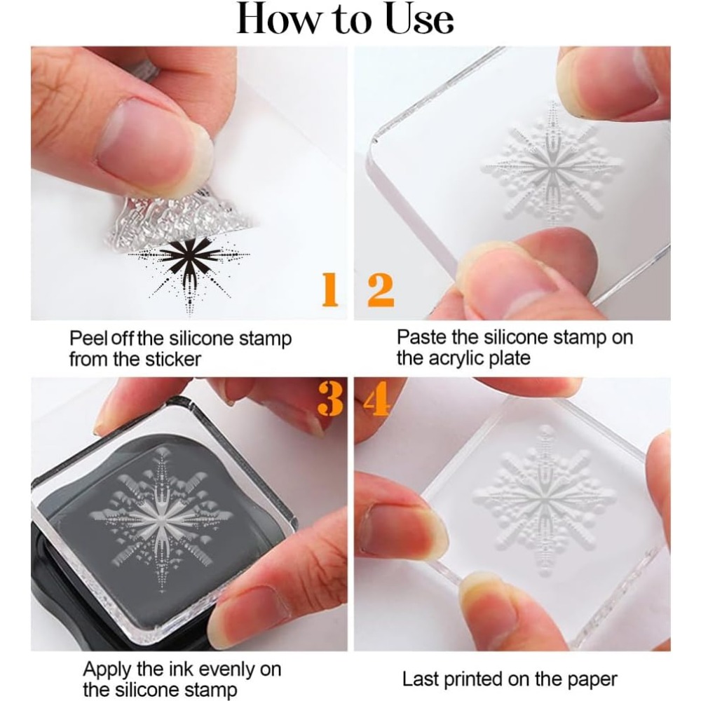 Star Clear Stamps Night Stars  - đánh giá và giá Clear Silicone Stamps For Card Making