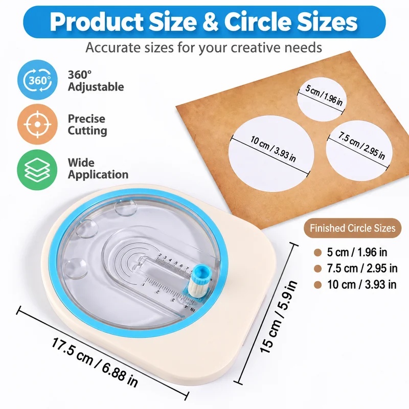 360° Rotating Circular Paper C - đánh giá và giá Scrapbooking